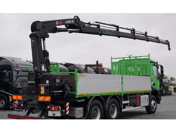 Mercedes-Benz AROCS 2636 / 6x4 / SKRZYNIOWY- 6,5 M / + HDS HIAB 192 E-5 wysów: - Малотоннажный бортовой грузовик