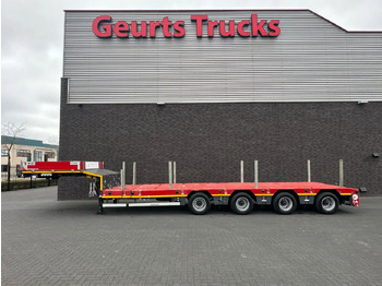 Scheuerle EUROAXLE 1T4 4 ASSER UITSCHUIFBARE SEMIE MET 12 - Низкорамный полуприцеп