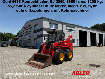  Gehl 5635 Kompaktlader Schaufel + Kehrmaschine - Колёсный погрузчик