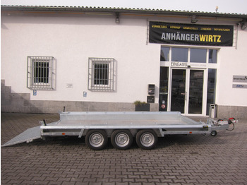 Прицеп для спецтехники HULCO TERRAX Aluboden 394x188x27cm Heckrampe 100cm Tridem (XL) 3500kg: фото 5