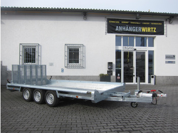Прицеп для спецтехники HULCO TERRAX Aluboden 394x188x27cm Heckrampe 100cm Tridem (XL) 3500kg: фото 4