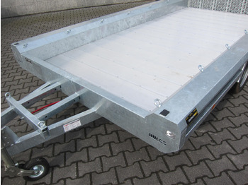 Прицеп для спецтехники HULCO TERRAX Aluboden 394x188x27cm Heckrampe 100cm Tridem (XL) 3500kg: фото 3