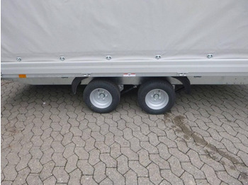 Новый Прицеп для легкового автомобиля Humbaur HN 254118 Hochlader mit Hochplane 2,5 to. 4100 x 1850 x 350 mm: фото 3