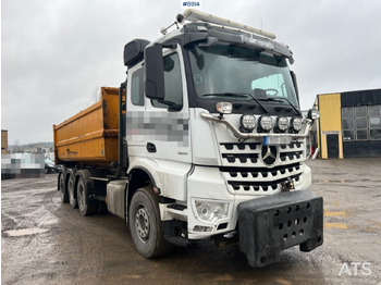 Крюковой мультилифт Hooklift Truck Mercedes-Benz Arocs with plow attachments: фото 2