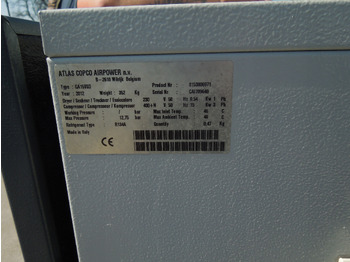 Воздушный компрессор ATLAS COPCO GA15VSDFF: фото 3