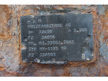 Задняя ось для Грузовиков MAN HY-1175-01 37/10 81.35002-7921: фото 4