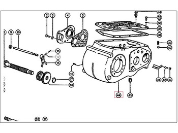 Коробка передач и запчасти CASE