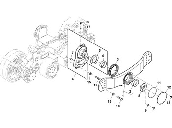Запчасти ходовой части JOHN DEERE