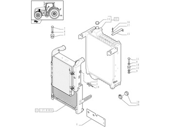 Радиатор NEW HOLLAND