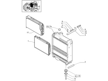 Радиатор NEW HOLLAND