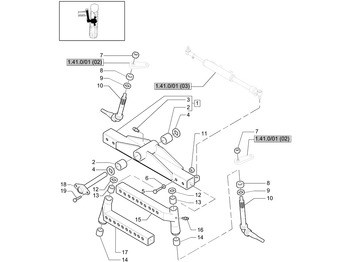 Передняя ось NEW HOLLAND