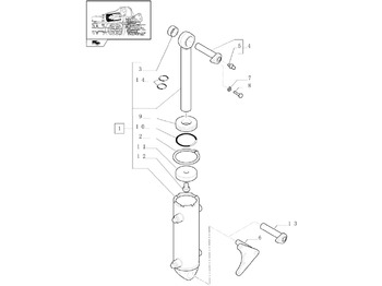 Гидравлический цилиндр NEW HOLLAND