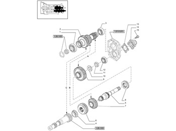 Коробка передач и запчасти NEW HOLLAND