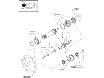 Коробка передач и запчасти NEW HOLLAND