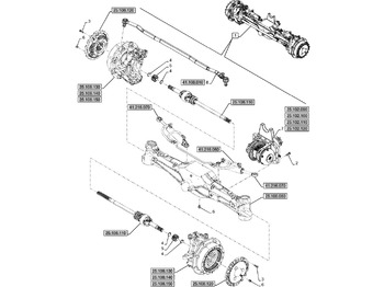Передняя ось NEW HOLLAND