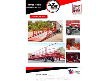 Новый Погрузочная рампа AZ RAMP-EASY XL-10-RL . Mobil Loading Ramp  WIDE With Level Off, 10 t Capacity: фото 2
