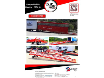 Новый Погрузочная рампа AZ RAMP-EASY XL-8 . Mobil Loading Ramp  WIDE With Level Off, 8 t Capacity: фото 4