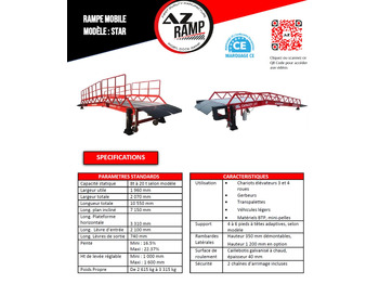 Новый Погрузочная рампа AZ RAMP STAR- 10T-ZR mobile loading ramp: фото 2