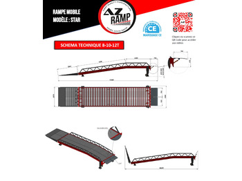 Новый Погрузочная рампа AZ RAMP STAR- 10T-ZR mobile loading ramp: фото 3