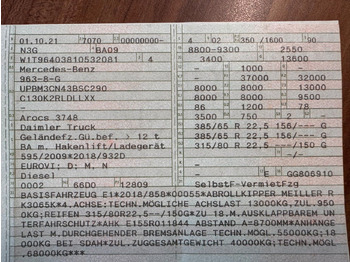 Mercedes-Benz 3748 8x4 Meiller RK30.65 | Funk | hydr.Container в лизинг Mercedes-Benz 3748 8x4 Meiller RK30.65 | Funk | hydr.Container: фото 2 Mercedes-Benz 3748 8x4 Meiller RK30.65 | Funk | hydr.Container в лизинг Mercedes-Benz 3748 8x4 Meiller RK30.65 | Funk | hydr.Container: фото 2