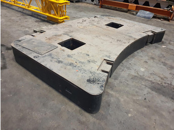 Противовес для Строительной техники Krupp KMK 5160 counterweight 9,5t: фото 2