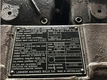 Двигатель LIEBHERR