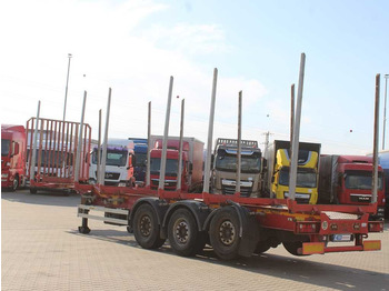 Полуприцеп лесовоз NPK 39, AXLES SAF, 2X LIFTING AXLE: фото 4