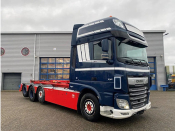 Крюковой мультилифт DAF XF106-530 8X2 / AJK HOOKLIFT 25000KG / 9 TON FRONT AXLE / NAVI / ONLY:612482 KM / SSC / AUTOMATIC / EURO-6 / 2019: фото 2