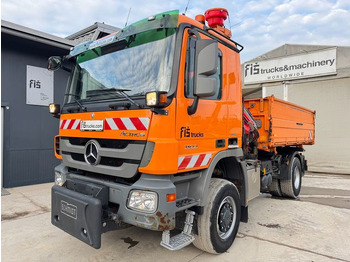 Mercedes-Benz Actros 1832 AK tipper 4x4 - crane Fassi 9.2M - remote control  в лизинг Mercedes-Benz Actros 1832 AK tipper 4x4 - crane Fassi 9.2M - remote control: фото 1