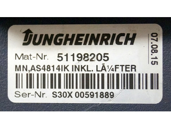 Блок управления для Погрузочно-разгрузочной техники Jungheinrich 51159321 | Rij/hef regeling drive/lifting controller AS4814Ik Index: фото 5