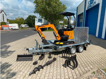 Мини-экскаватор, Прицеп Minibagger BK1300JSR + Anhänger + Zubehör *INKL.19% MWST*BERGER KRAUS*KUBOTA*JOYSTICK*SCHENKWARM*SOFORT!*: фото 2