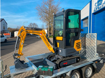 Мини-экскаватор, Прицеп Minibagger BK950KS + Tieflader + Zubehör *INKL.19% MWST*BERGER KRAUS*KABINE*SOFORT!*: фото 4
