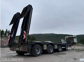 Прицеп 2019 Carnehl CSTV 40-60 - 4 akslet maskinsemi - Manuelt uttrekk - Hydraulisk bredding - Støttelabber bak - Fjernstyring: фото 4