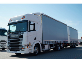 Тентованный грузовик SCANIA R 450