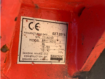 Гидромолот для Строительной техники Sandvik BR111A010: фото 4