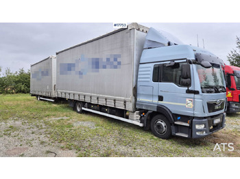 Тентованный грузовик Tandem MAN TGL 8.250 (2014): фото 4