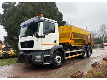 MAN TGM 26.290 6X4 SCHMIDT STARTOS II PIASKARKA PŁUG в лизинг MAN TGM 26.290 6X4 SCHMIDT STARTOS II PIASKARKA PŁUG: фото 1