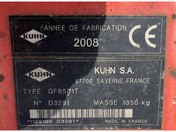 Сеноворошилка Kuhn GF 8501T Tedder Schudder Kreiselheuer weidebouwmachines: фото 4