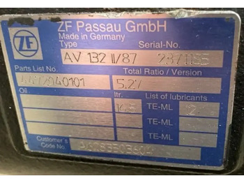 Задняя ось для Автобусов ZF Hinterachse ZF AV 132 II/87 4472040101 5,27 Citaro C2 A6283503604: фото 3