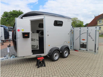 Прицеп-коневоз Pferdeanhänger Böckmann Portax K, Sattelk. Entladeklappe, 100 k.: фото 2 Прицеп-коневоз Pferdeanhänger Böckmann Portax K, Sattelk. Entladeklappe, 100 k.: фото 2