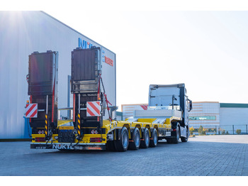 Новый Низкорамный полуприцеп Nükte Trailer 4 Axle Fixed Lowbed Semi-Trailer (Double Ramp): фото 4