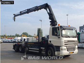 Крюковой мультилифт, Автоманипулятор DAF CF85.360 8X2 NL-Truck HIAB 211 E-3 Hipro Crane + Hooklift Lift+steering Axle Automatic Euro 5: фото 3