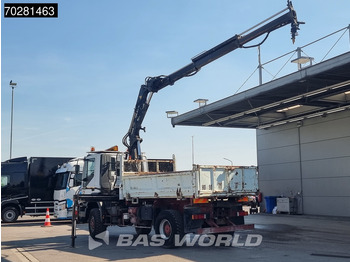 Самосвал, Автоманипулятор Iveco Trakker 310 4X4 Atlas 145.2-A2 Kran Crane 4x4 Big axle 6m3 3 sided tipper Euro 4: фото 2