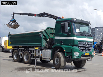 Самосвал, Автоманипулятор Mercedes-Benz Arocs 3342 Arocs 6X6 NL-Truck HMF 1643 Z-Crane Kran Steering Axle Big-Axle Euro 6: фото 3