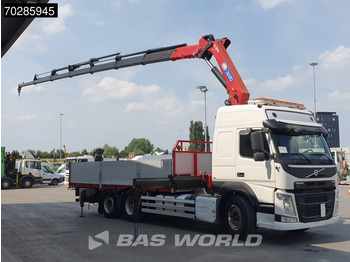 Грузовик бортовой/ Платформа, Автоманипулятор Volvo FM 500 6X2 HMF 3220-K7 Lift-Steering Axle Crane Kran Euro 6: фото 3