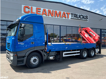 Грузовик бортовой/ Платформа, Автоманипулятор Iveco Stralis 500 6x4 MKG 54 Tonmeter laadkraan: фото 4