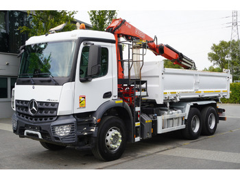 Автоманипулятор MERCEDES-BENZ Arocs 2636 / 6x4 / HDS Fassi / 3-Way Tipper / Bortmatic: фото 4