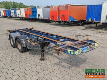 Полуприцеп-контейнеровоз/ Сменный кузов Flandria OP 20V 2A 2-Assen ROR - DrumBrakes - Leaf Suspension - 20FT (O1871): фото 3
