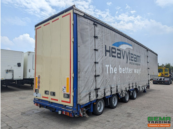 Низкорамный полуприцеп MEUSBURGER MPG-4 Semi Dieplader 3-Assen BPW - Schuifzeil/dak/Hefdak/Verbreedbaar - Wielkuipen - Gieksleuf: фото 4