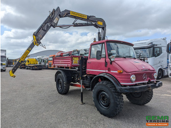 Автоманипулятор Unimog 416/U1100 4x4 - Hiab PK4600A - Open laadbak - Lier - Vangmuil/trekhaak - Mercedes Benz: фото 2